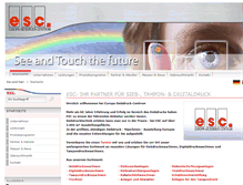Tablet Screenshot of esc-online.de